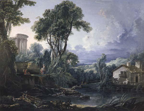 Francois Boucher Landscape oil painting image